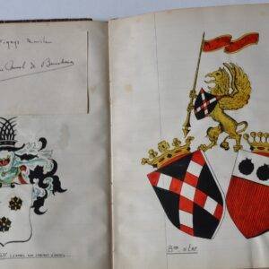 Genealogie verzameling wapenschilden, 200 p.