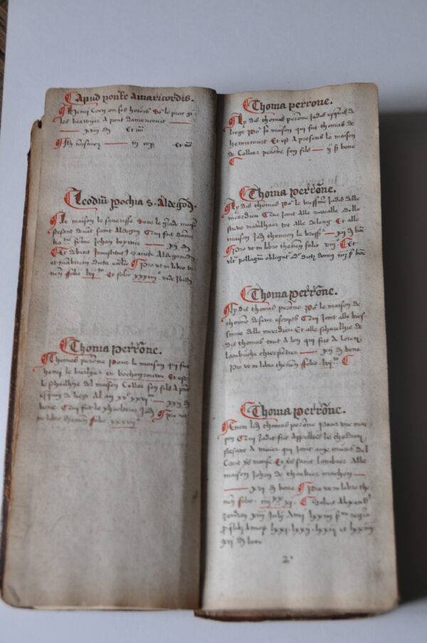 Cijnsboek St. Denis Luik, 15de eeuw - Image 3