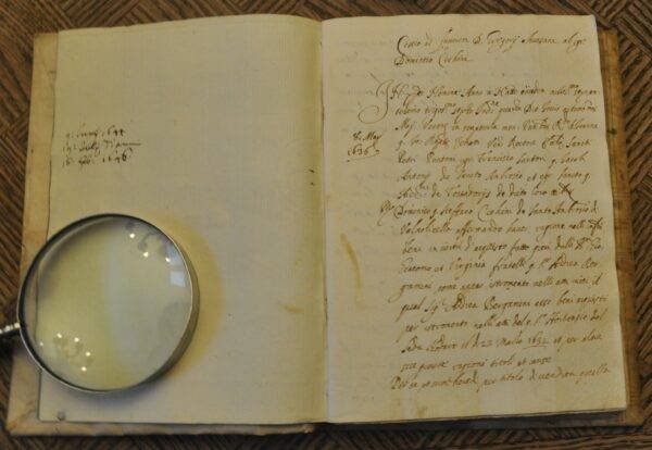 Libro, Cessio ad favorem D. Gregorii Auesani, 1636 - Image 3