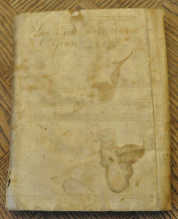 Libro, Cessio ad favorem D. Gregorii Auesani, 1636 - Image 4