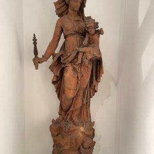 Madonna, Antwerpen 17de eeuw, terracotta