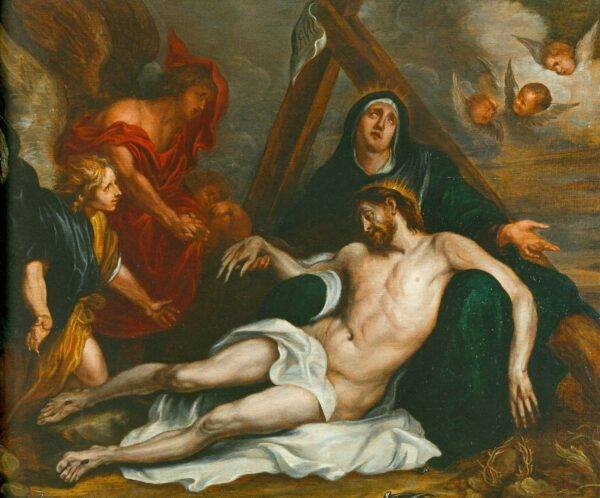 Boeckhorst naar Van Dijck, De bewening van Christus