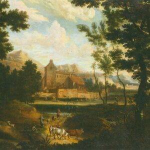 Jacques d'Arthois,17de eeuw 105-168 cm.