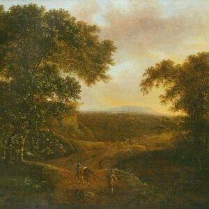 Jan Both, Landschap met reizigers 94-127 cm.