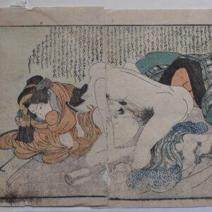 Keisai Eisen, blad uit Shunga-Album, ca. 1825/30