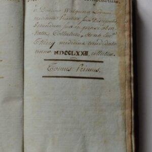 Leuvense cursus, 1777: Medicinae Practicae compendium