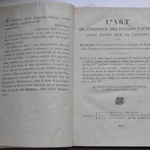 L'Art de composer des pierres factices