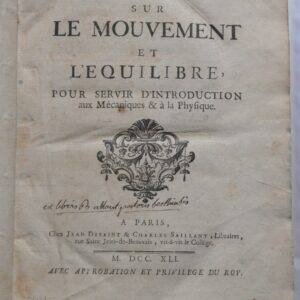 Principes sur le Mouvement