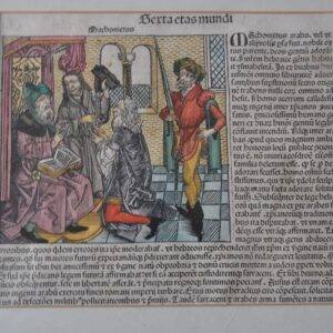 Houtsnede Machometus, 1493