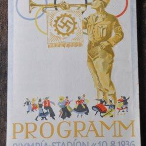 Programm Olympia-Stadion 10.8.1936