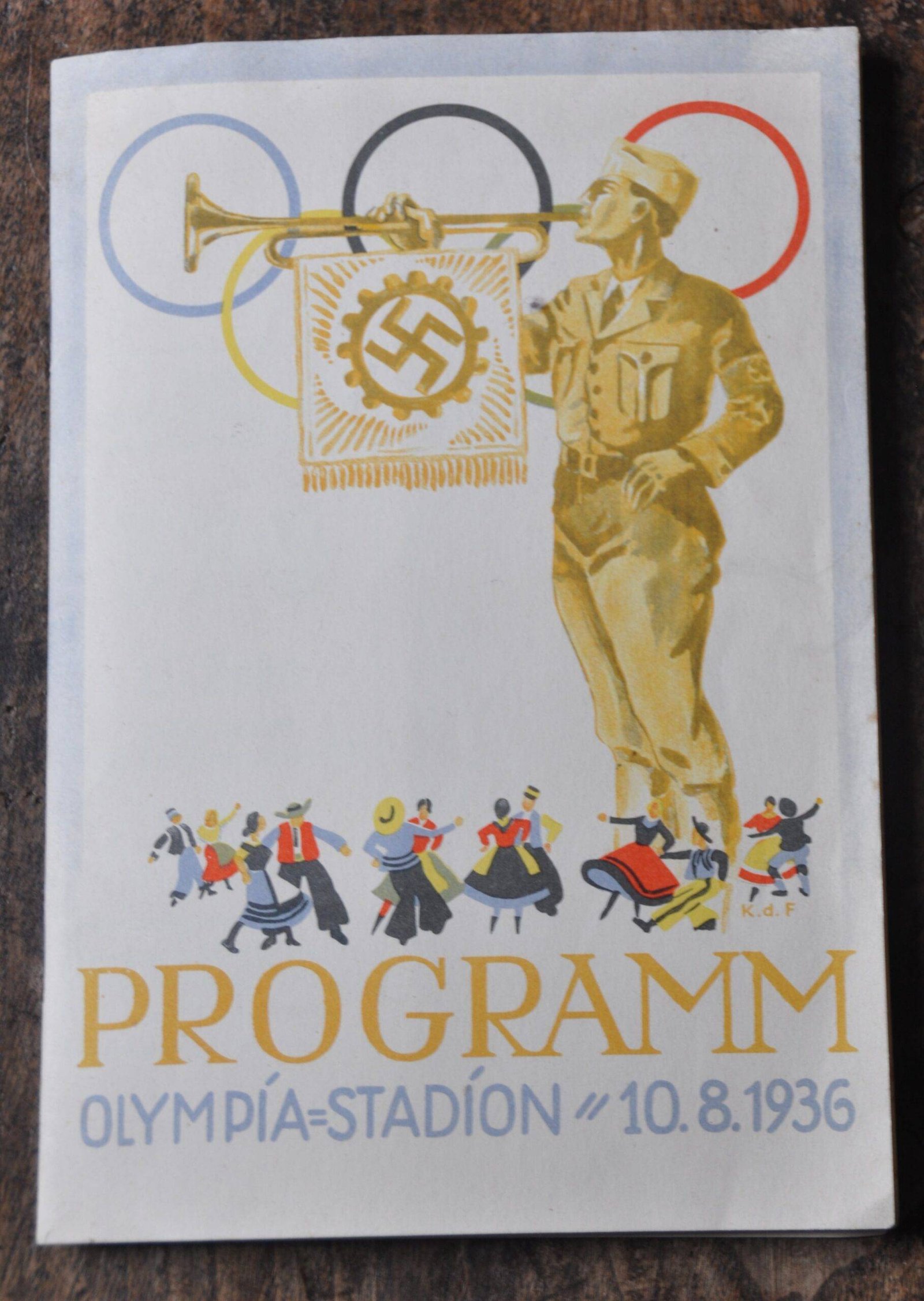 Programm Olympia-Stadion 10.8.1936