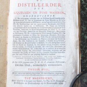 Den volmaekten Distilateur, 1794