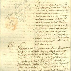 Drie documenten: 1727 Roermond cijnsverhoging op bier en wijn