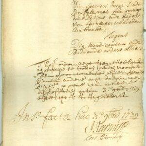 1739 Stad Brussel, voor het Meerschlieden Ambacht