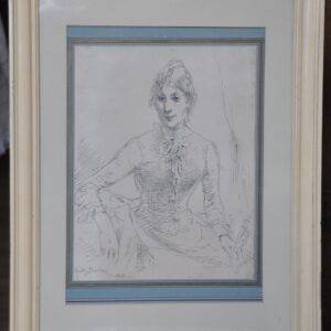 Armand Berton, Dame, tekening