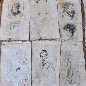 Tekeningen leden Commision Royale des Monuments